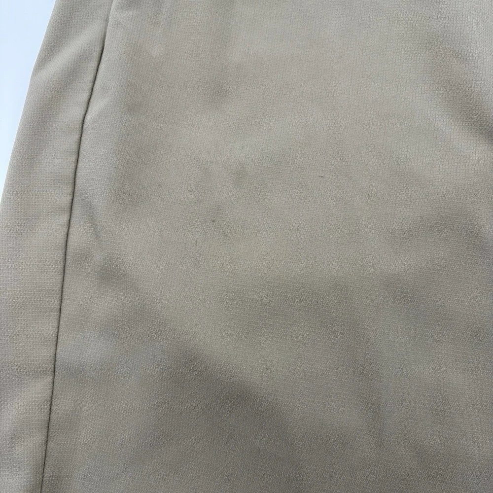 Adidas Golf Shorts Men 36 Khaki Tan Flat Front Performance Athletic W56387